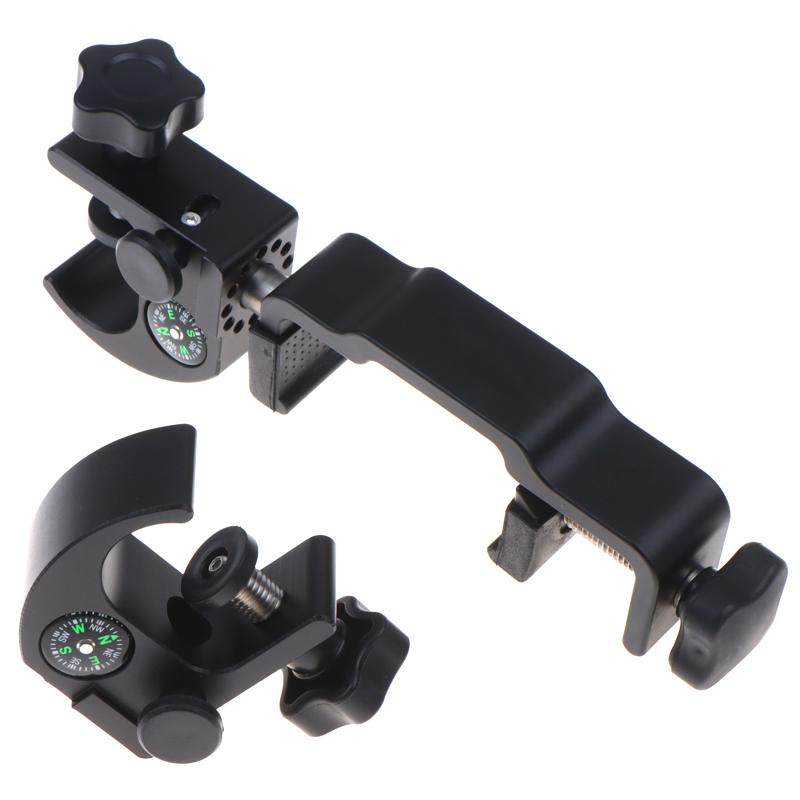 High Quality Phone Holder Bracket Cradle Pole Clamp With Compass For Gps For Data Collector Total Station