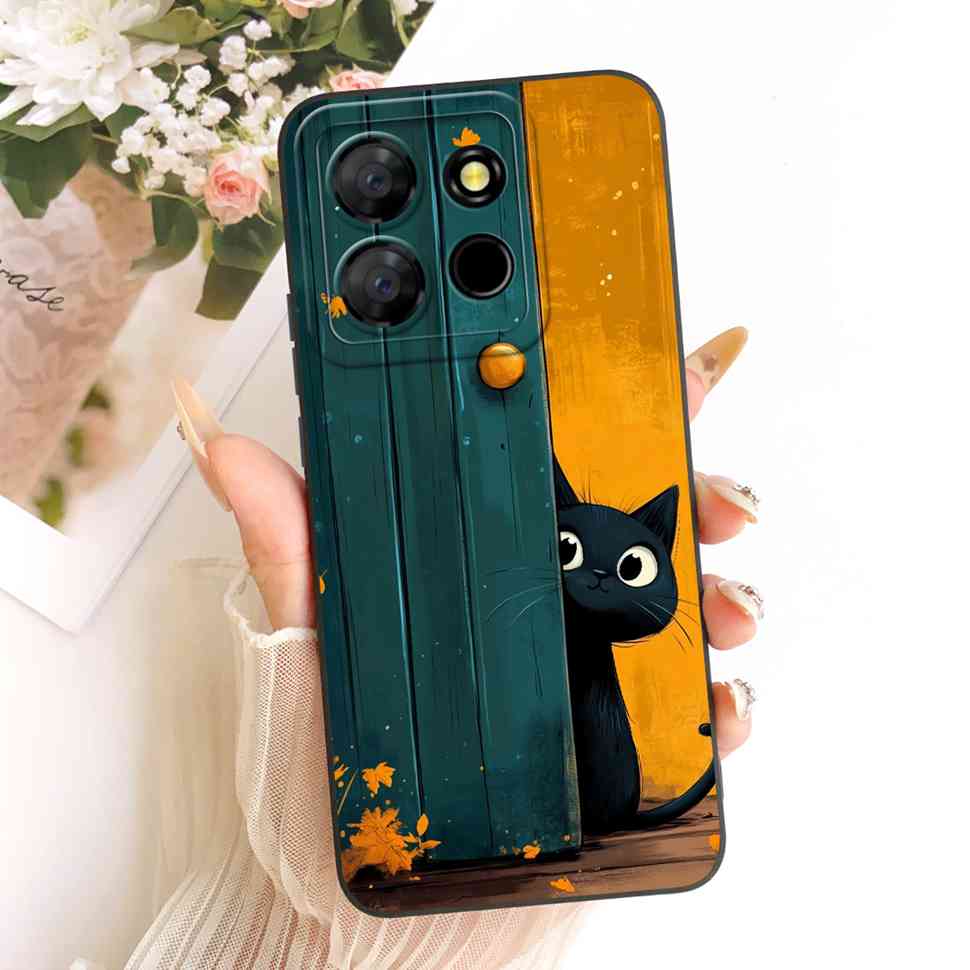 For itel A60 2022 Case Cute Rabbit Sunflower Silicone Soft ShockProof Back Cover For ITEL A 60 A60 ITELA60 Fundas Bumper Capas