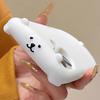 Cute 3D Bear White Soft Silicone Phone Case For For Iphone 11 12 13 14 1 16 17 Pro Max Kawaii Cartoon Back Cover