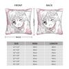 Anime Shugo Chara Square Pillow Case Hinamori Amu Cushion Cover Creative Zipper Decor Throw Pillow Case Cover for Sofa 45x45cm