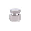 End Cap 1/16"-1" 3-25mm Tube OD Compression Union SUS316L 304 Stainless Steel Coupler Pipe Fitting Connector Metric UNF Nut Lock