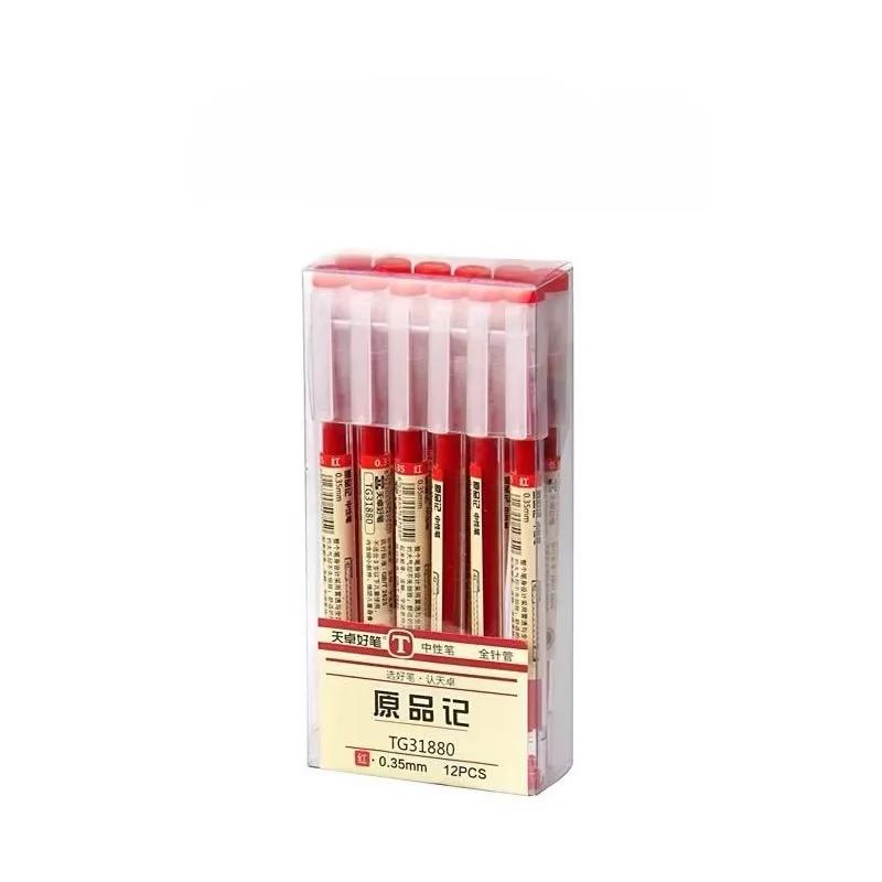 54 Stück/Set Japan Fine Point Stift 0,35mm Schwarz Blau Rot Tinte Gelstift Kugelschreiber Schule Büro Schüler Schreiben Schreibwaren Bedarf