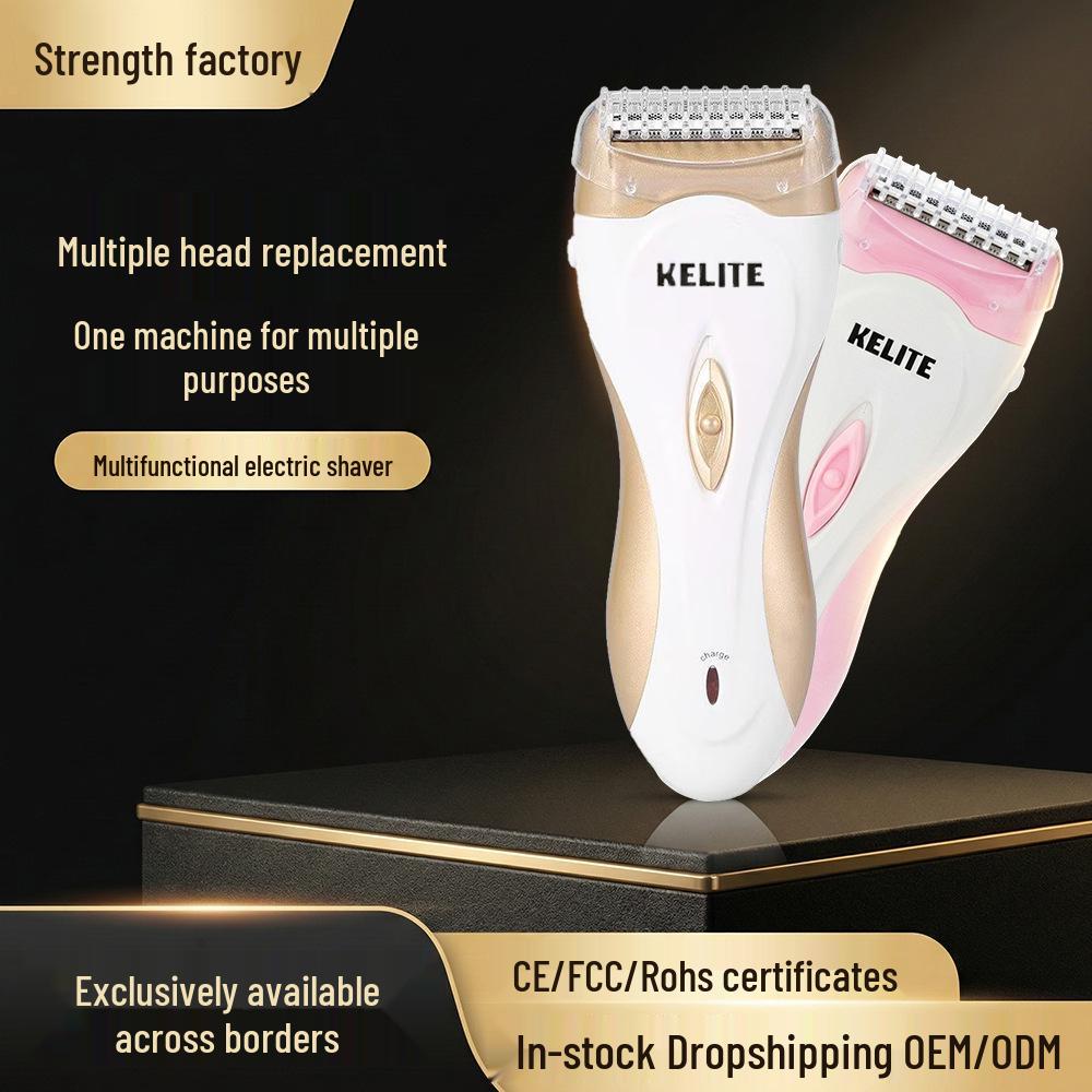 Rechargeable Women s Electric Intimate Shaver - Painless Multi-functional Hair Removal Razor US Standard