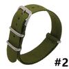 18MM 20MM 22MM Nylon Watch Band Sport Casual Straps Replacement With Stainless Steel Buckle For Men Women's Watch Accessories