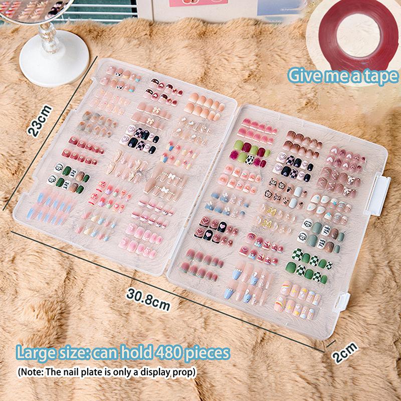 

1 шт., доска для демонстрации инструментов для ногтей, коробка для хранения накладных ногтей, демонстрационная книга для дизайна ногтей, полка для демонстрации гель-лака, коробка для сбора маникюра