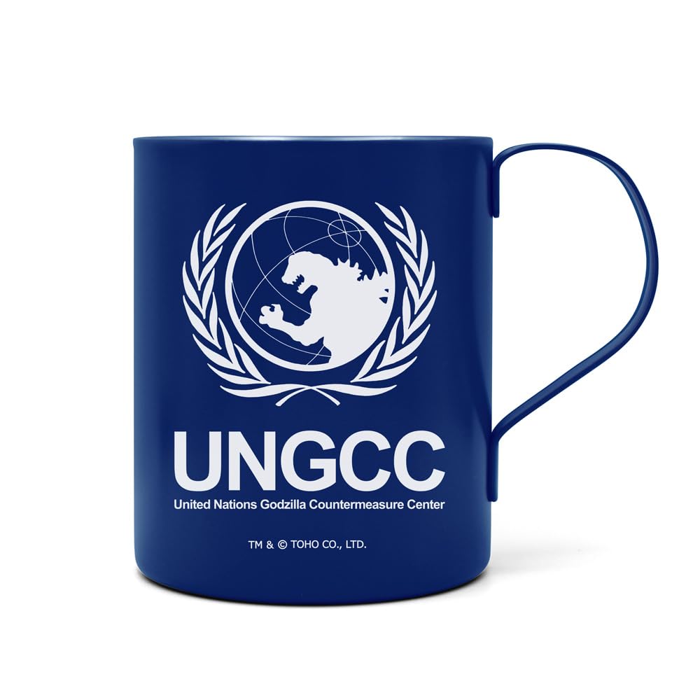 

COSPA Godzilla United Nations Countermeasures Center Stainless Steel Mug [Official] G-Force Double-Layer (Painted)