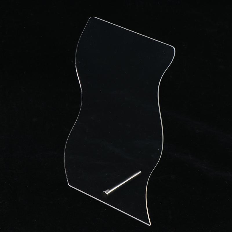 Irregular Acrylic Transparent Matte Manicure Tool False Nails Holder Showing Stand Color Card Nail Art Display Board