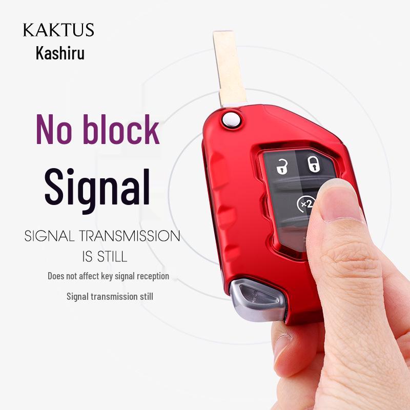 KAKTUS Kashi Ru Car Key Bag for 2018 Jeep Wrangler Key - Protective Cover