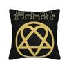Him Heartagram Gold Pillow Cover Soft Cushion Cover Novelty Pillow Case For Couch Sofa Bedroom