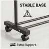 Simple Coat Rack, Movable Clothes Drying Rack, Freestanding Indoor Room Hanging Rack, Household Bedroom Clothes Storage Rack