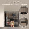 Seogva Pet Fence Pet Door Height Pet Dog and Cat Cat Overcrowded Cat Fence To Prevent Dogs from Passing with Baby Tension Automatic Above Stairs Gate,