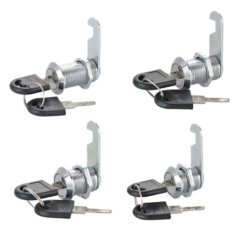 Letter Box Cam Cylinder Locks Zinc Alloy Drawer Locks with 2 Keys Cabinet Lock Security Furniture Locks Multi-size