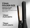 USB Rechargeable Wireless Mini Hair Straightener, Ceramic Ionic LED Temp Flat Iron for Short Hair Edge Straightening Curling