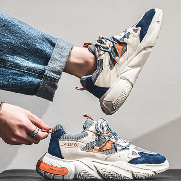 Men Shoes Platform Sneakers Teenage Mesh Breathable Running Shoes for Men Elevator Designer Shoes Men Zapatillas Hombre