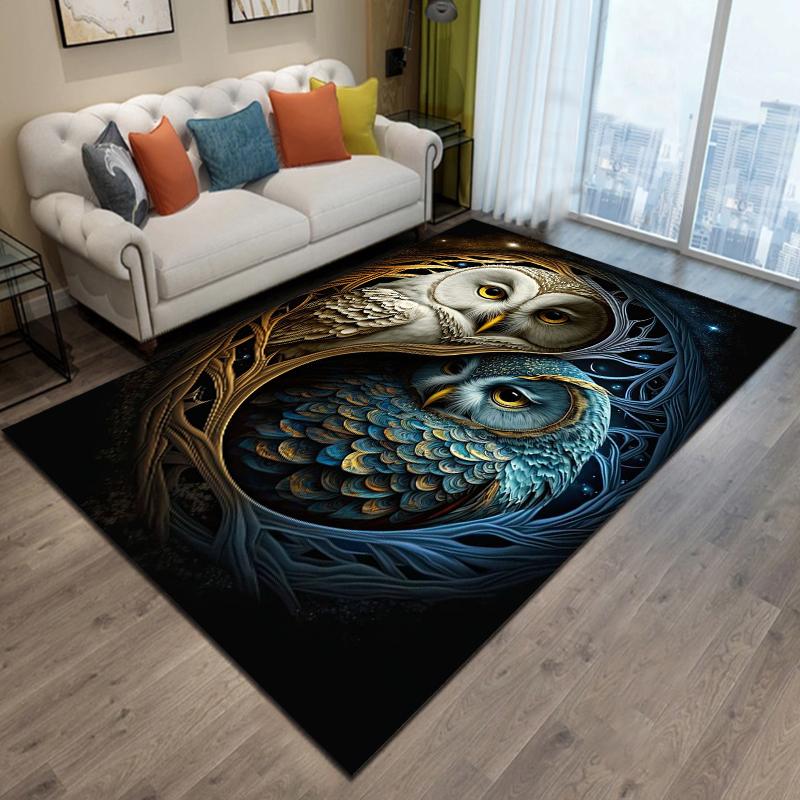 15 Size Tai Chi Bagua Yin Yang Pattern Rug Carpet for Living Room Bathroom Mat Creative Doormat Carpet for Bedroom Home Decor