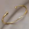 New Fashion Trend Unique Design Elegant Exquisite Twist Simple Bracelet Women Jewelry Wedding Party Premium Gift