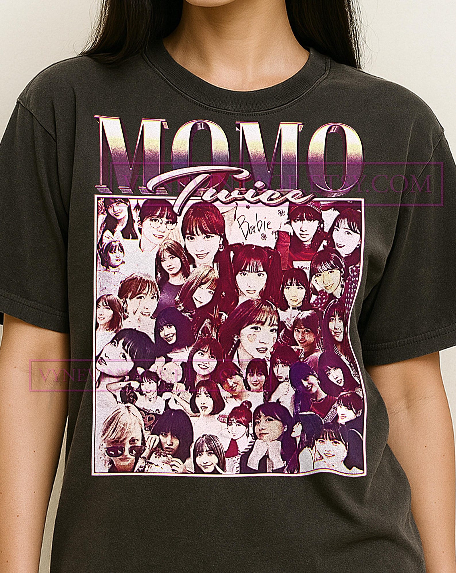 MOMO (TWICE) T-Shirt, Vintage Kpop Idol Dancer Performer Twice Tee, 90s Retro Throwback, Momo (TWICE) Sweater 3XL