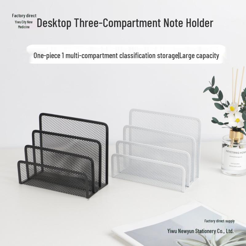 Metal Letter Tray and File Organizer Bookend
