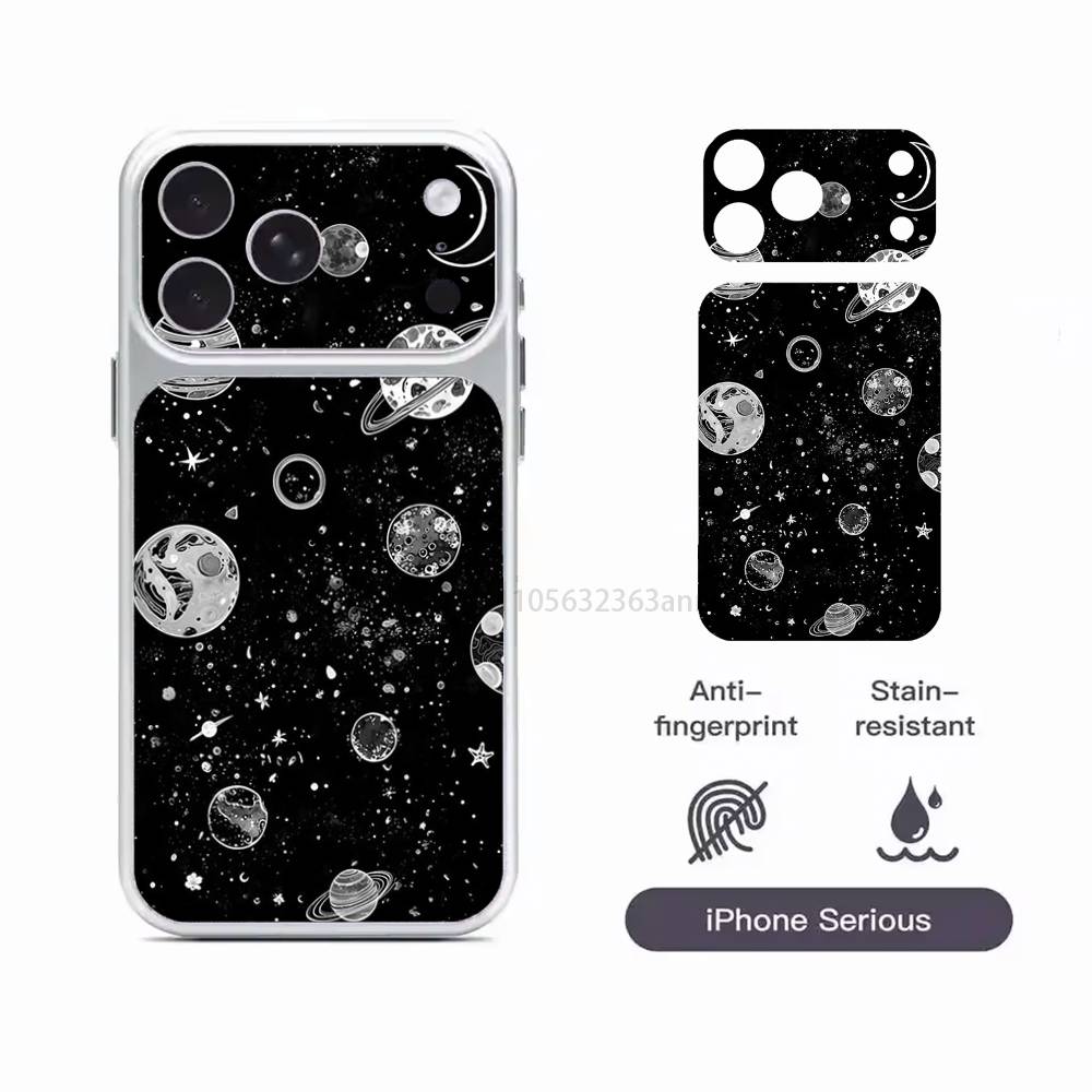 

Space Planet Sun Moon Stars HD/Matte Full Coverage Films For iPhone 17 Pro Max 17Pro iPhone17promax