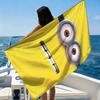 Grin Big-eyed Cute Creature Bananamaster Beach Towel Quick-drying Suitable for Beach Pool Gym Cute Gift for Friends Families