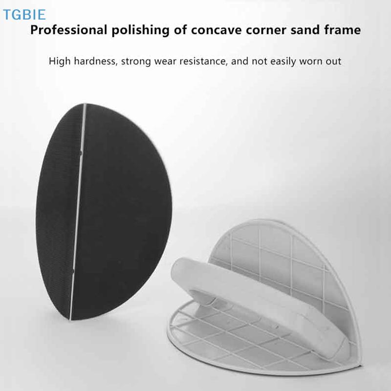 [TL]Multifunctional Semi-Circular Angle Sanding Sandpaper Self-adhesive 90 Degree Sandpaper Holder High-end Putty Polishing Tool