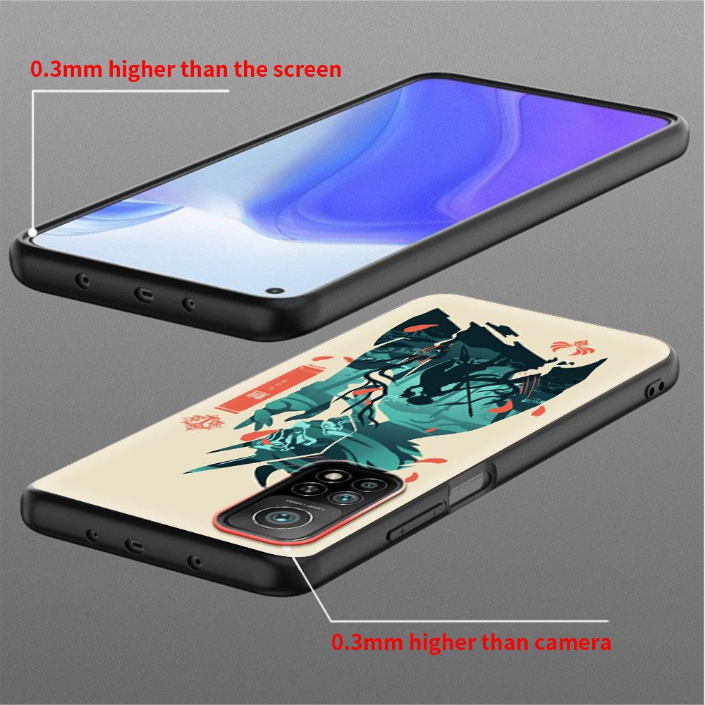 Etui do Xiaomi Mi Poco X3 X4 NFC M3 Mi 11 11T 10 T 9T 12 9 10T Lite Silikonowe etui na telefon Anime Genshin Impact Cute