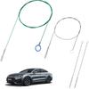 4Pcs Auto Sunroof Drain Cleaning Tools, 118/59 Inch Flexible Brush Long Pipe Cleaners, Tube Cleaning Brush Slim Dredging Tool for Car, Refrigerator,