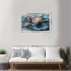 1pc for Lotus Leaf And for Lotus Flower Pattern Tapestry Wall Hanging Tapestries for Bedroom Living Room Backdrop Home Decor