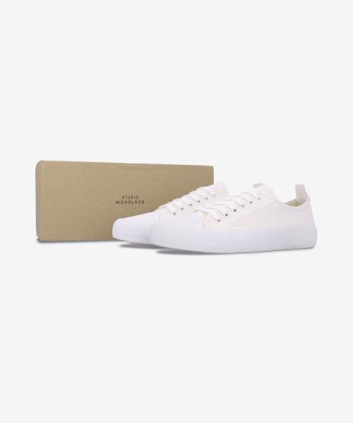 [Studio Nicholson] Byrd Low-Top Sneakers - Cream BYRDSN739CREAMSS25