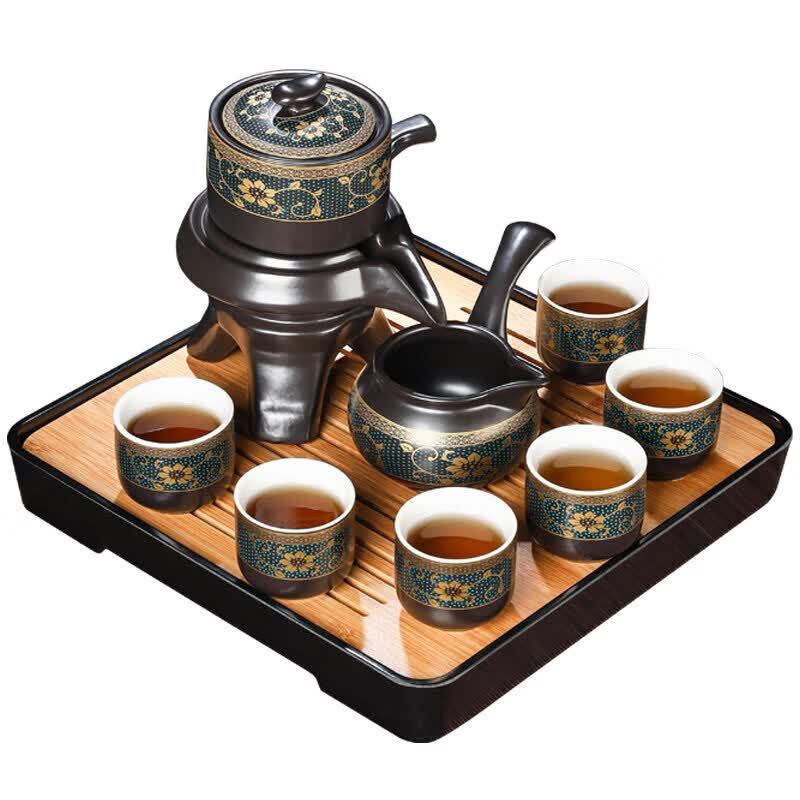 Qiwei Ceramic Semi-Automatic Gongfu Tea Set