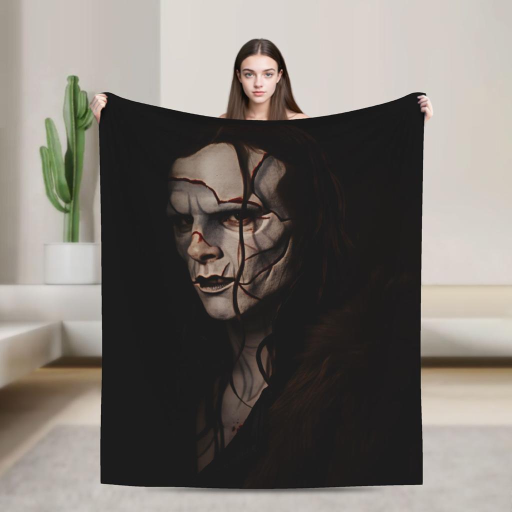 Frankenstein Movie 2025 (1) Flannel Blanket  Warm Throw Blanket for Couch Chair Decorative Fluffy Bedspread Sofa Bed Cover