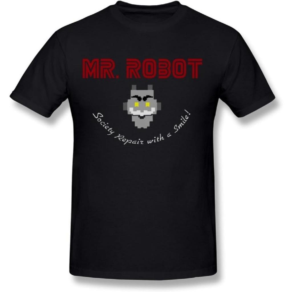 PAYYAND Men's Best Drama Mr Robot T-shirt