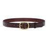 Women's Vintage Genuine Leather D-Ring Buckle Belt
