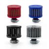 Universal 12mm Car Air Filter for Motorcycle Cold Air Intake High Flow Crankcase Vent Cover Breather Filters Auto Accessories