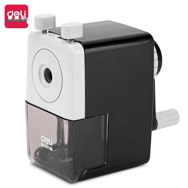 Deli 0610B Hand-crank Pencil Sharpener