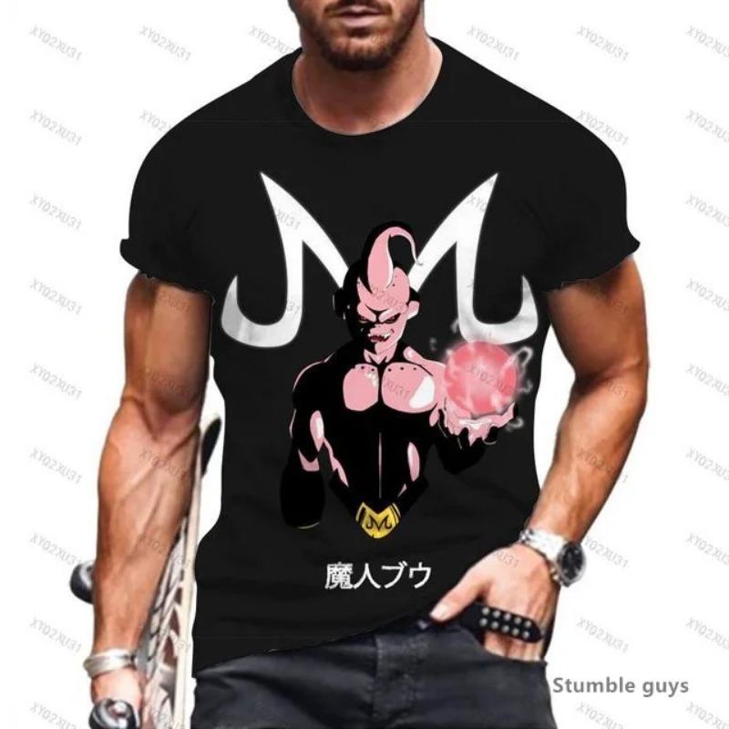 2026 Men's All Match Anime Dragon Ball T-shirt Unisex Goku Vegeta Super Saiyan Kakarot Oversized TshirtShort Sleeve