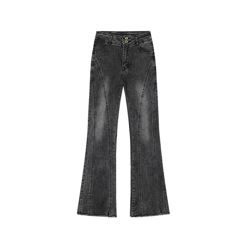 mm Stylish Black Gray Slight Stretch Denim