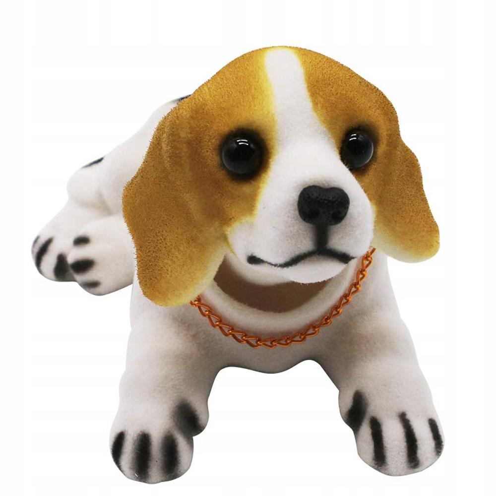 PIESEK Z KIWAJĄCĄ GŁOWĄ DO AUTA ZABAWKI PRL GADZET Prezenty świąteczne