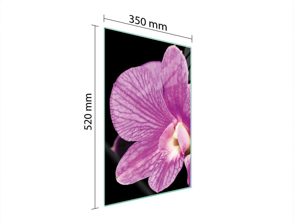 SZKLANA DESKA DO KROJENIA 35x52 ORCHIDEA