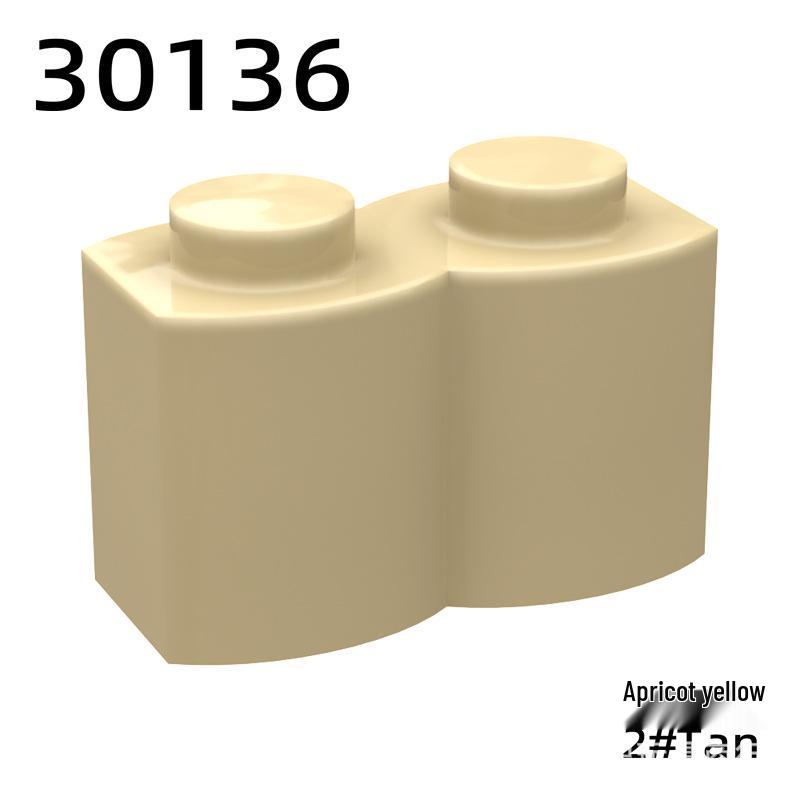 Chao Ji 30136 Building Blocks: 1x2 Fence Brick Wall Column Assembly Accessory