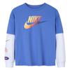 Boys' Faux Two-Piece Long Sleeve T-Shirt