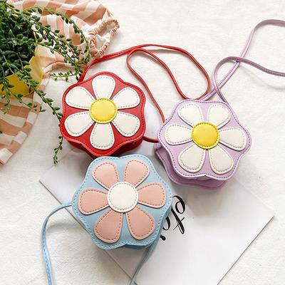 Bolsa de princesa para meninas, bolsa para bebês, outono e inverno, bolsa mensageiro infantil super fofa, bolsas de flores para meninas