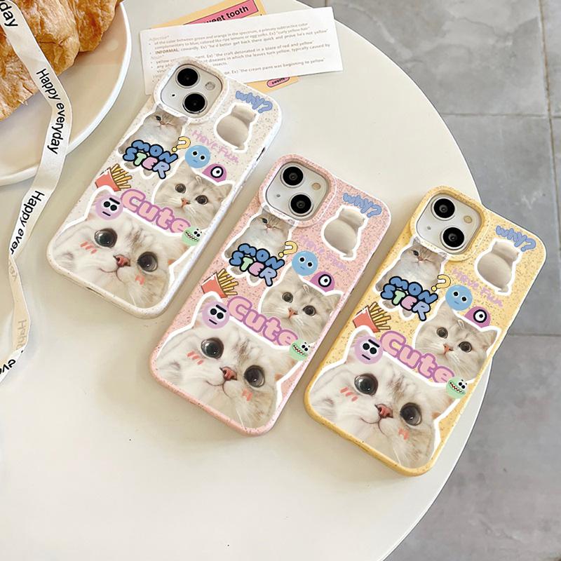 Mobile Phone Cases for iPhone 11 13 XR 15 Pro Max 12 14 Pro Max Case iPhone 16 7 Plus 8 Plus XS Max Degradable and Environmentally Friendly Anti-fall