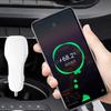 12 24V Portable 3.0 USB Fast Car Charger for Phone Camera Tablet Practical Auto AccessoryWhite