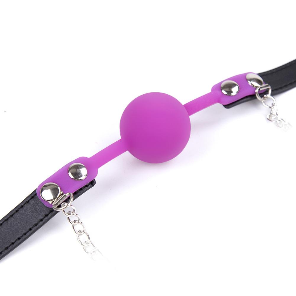 2 in 1 Mouth Plug with Nipple Clips Fetish Bondage Couple Flirting Foreplay SM Sex Tool
