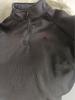 Herren Trendy Fleece-gefütterter Half-Zip Hoodie, Stehkragen mit RL Pony-Stickerei, Lässiger Frühjahrs-/Herbststil.