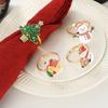 Christmas Tree Napkin Ring Metal Creative Napkin Buckle Santa Claus Versatile Napkin Rings for Christmas Dinner Table Decor 2026