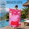 Dance Party With Peppa Beach Towel, Quick-drying, Easy to Care for, Suitable for Both Fitness and Beach Vacations,Sports Essential