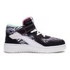 Li Ning X Disney Alice Comfortable Casual Non-Slip Shock Absorbing Wear-Resistant Mid-Top Kids Skate Shoes Kids Skate Shoes Black Pink YKCS118-2