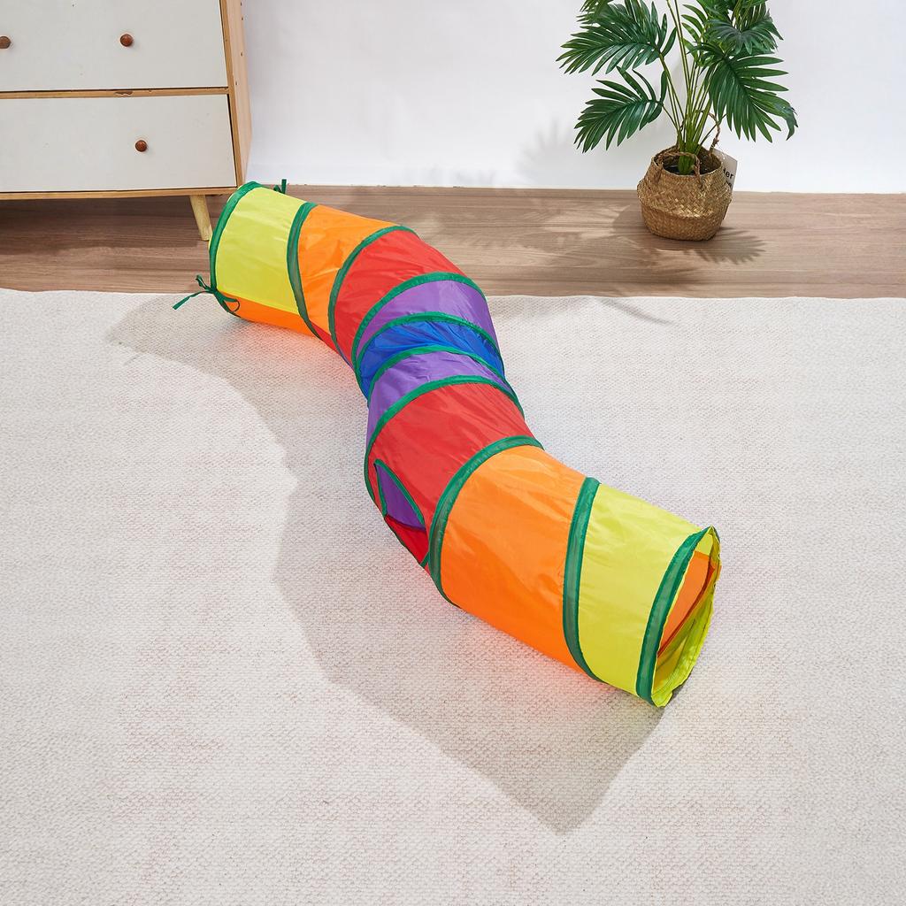 Mabaytir Tunnel Tube Toy 3 Way T-Shape, Pet Tunnels For Indoor Cats